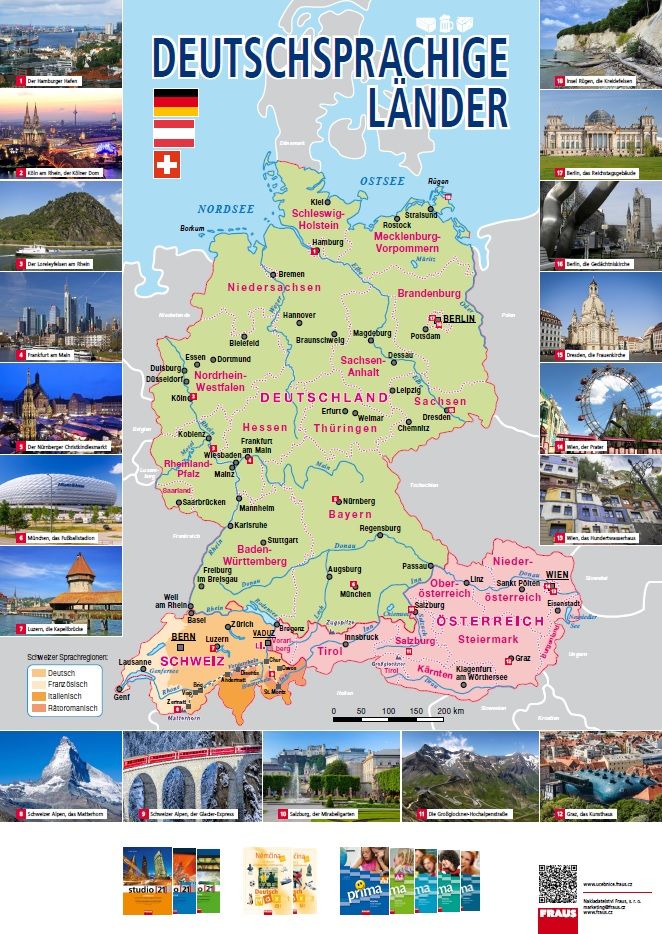 Plakát: Deutschsprachige Länder