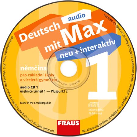 Deutsch mit Max neu + interaktiv 1 (A1.1) – 2CD Audio