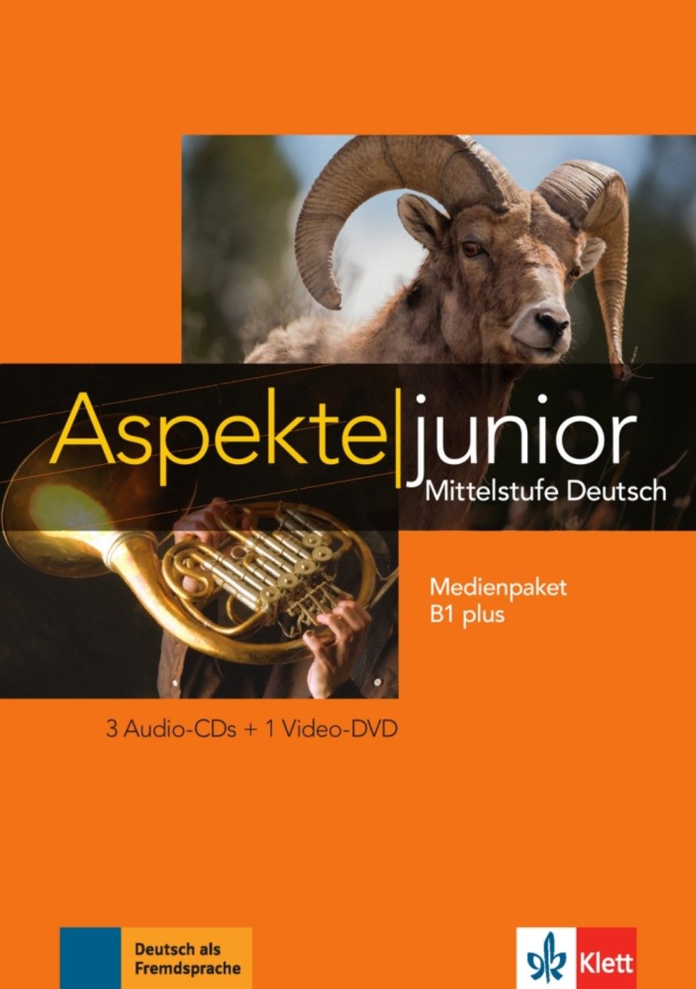 Aspekte junior 1 (B1+) – Medienpaket (3Audio CD + DVD)