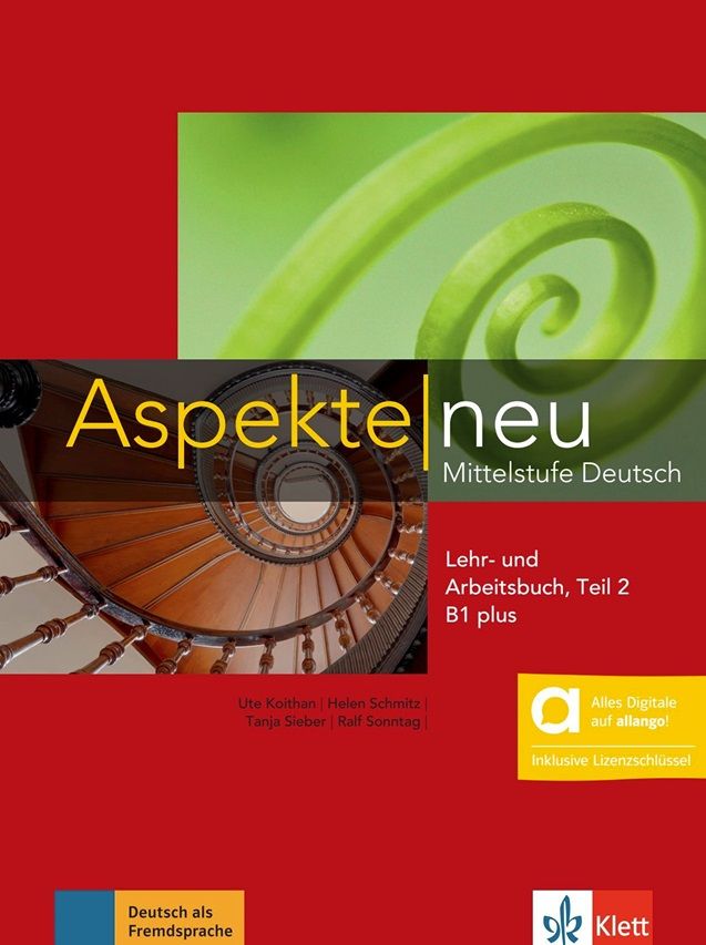 Aspekte neu B1.2+ – Hybride Ausgabe – Lehr./Arbeitsbuch Teil 2 + MP3 allango.net + Lizenz (24 Monate)