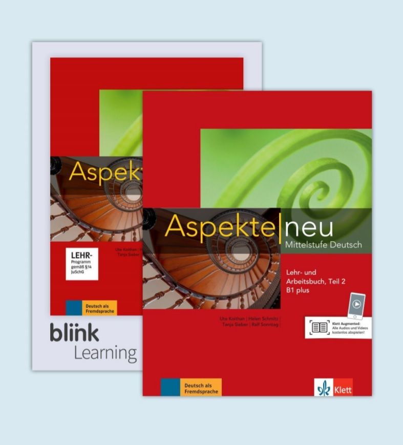 Aspekte neu B1.2+ – Lehr./Arbeitsbuch Teil 2 + BlinkLearning Blended Bundle (14 Monate)