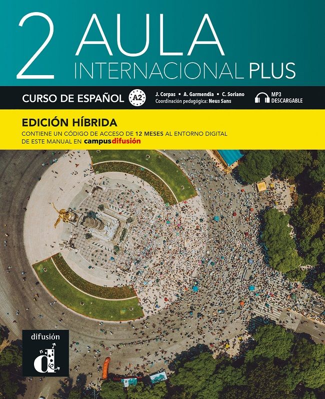 Aula internacional Plus 2 (A2) – Edición híbrida Libro del alumno + Campus (12 meses)