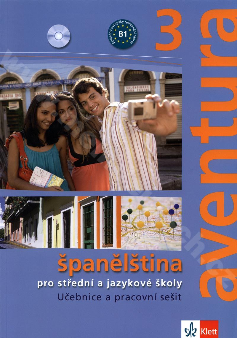 Aventura 3 (B1) – učebnice s pracovním sešitem + MP3 ke stažení