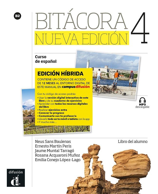 Bitácora 4 Nueva Ed. (B2) – Edición híbrida Libro del alumno + Campus (12 meses)