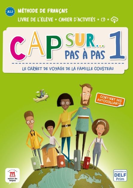 Cap Sur 1 pas a pas (A1.1) – Livre de l'éleve / Cahier d'exercices + MP3 téléchargeables