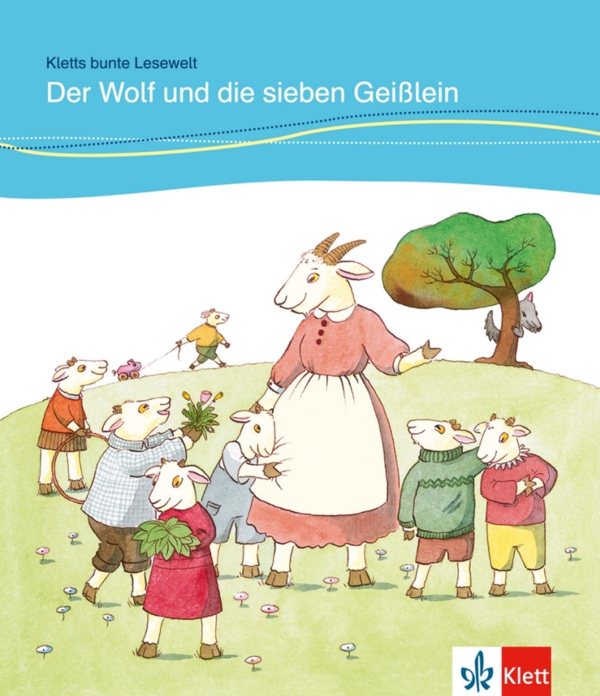 Der Wolf und die 7 Geißlein (A2) – Buch + MP3 allango.net