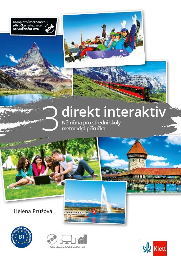 Direkt interaktiv 3 (B1) – metodická příručka + DVD + učitelská licence (neomezená)