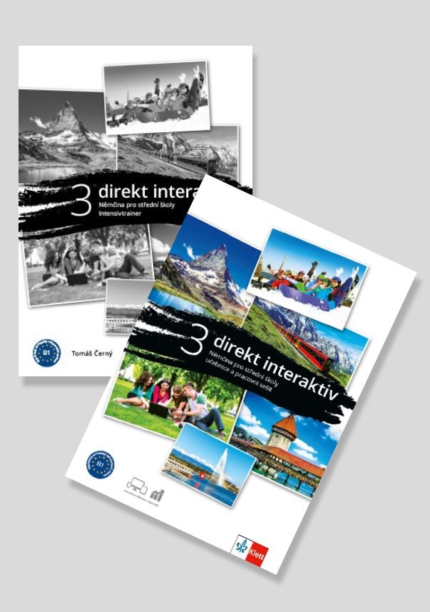 Direkt interaktiv 3 (B1) – PAKET učebnice s prac. sešitem + MP3/Videa ke stažení + žák. licence (24 měsíců) + Intensivtrainer