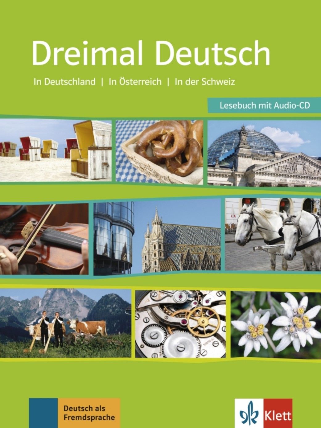 Dreimal Deutsch Neu – Lesebuch + Audio CD