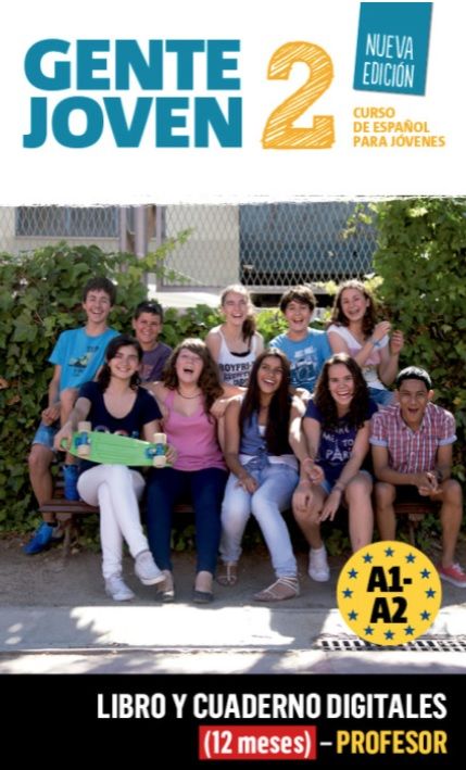 Gente Joven 2 Nueva Ed. (A1.2) – Libro/Cuaderno digitales – Profesor (12 meses)
