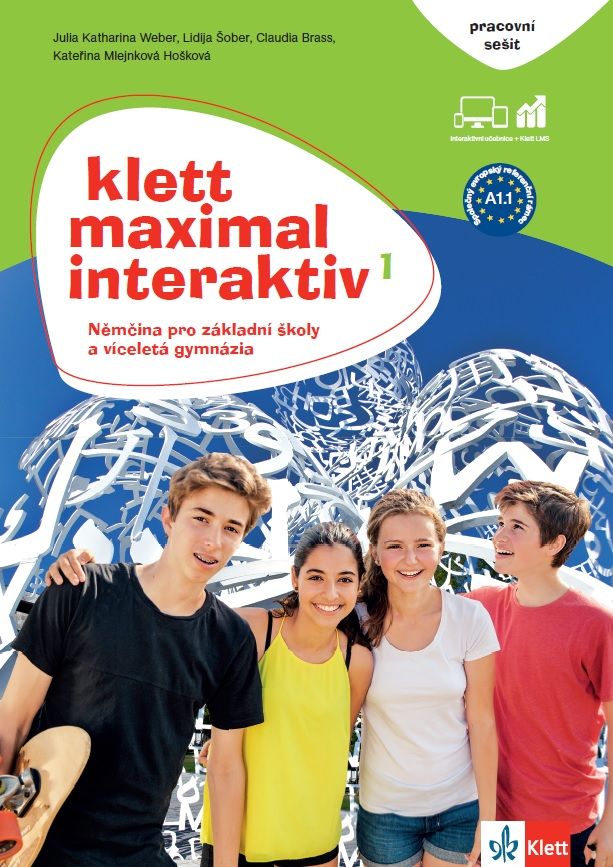 Klett Maximal interaktiv 1 (A1.1) – barevný pracovní sešit + žák. licence (24 měsíců)