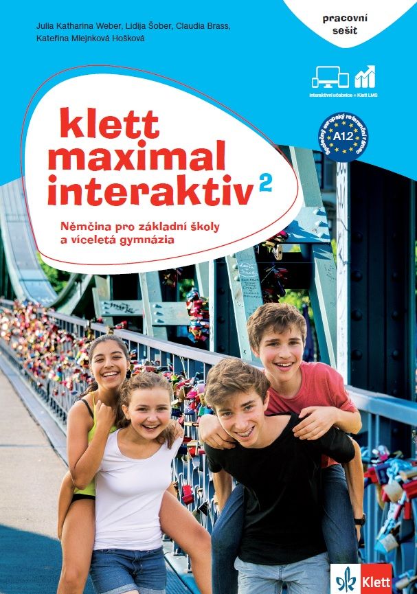 Klett Maximal interaktiv 2 (A1.2) – barevný pracovní sešit + žák. licence (24 měsíců)