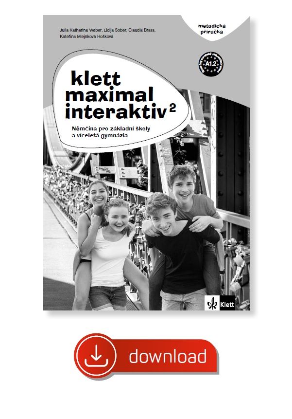 Klett Maximal interaktiv 2 (A1.2) – metodická příručka [elektronická + MP3 ke stažení] + učitelská licence (24 měsíců)