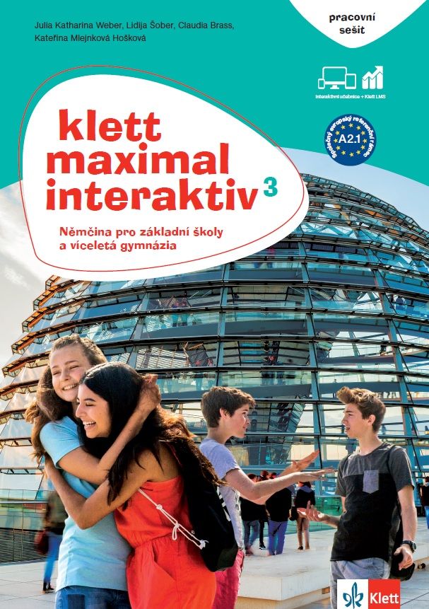 Klett Maximal interaktiv 3 (A2.1) – barevný pracovní sešit + žák. licence (24 měsíců)