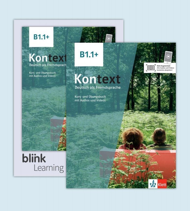 Kontext 1 (B1.1+) – Kurs./Übungsbuch Teil 1 + BlinkLearning Blended Bundle (14 Monate)