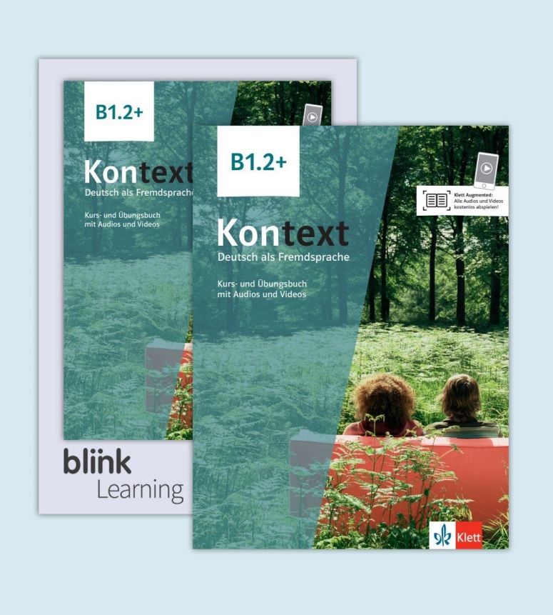 Kontext 1 (B1.2+) – Kurs./Übungsbuch Teil 2 + BlinkLearning Blended Bundle (14 Monate)