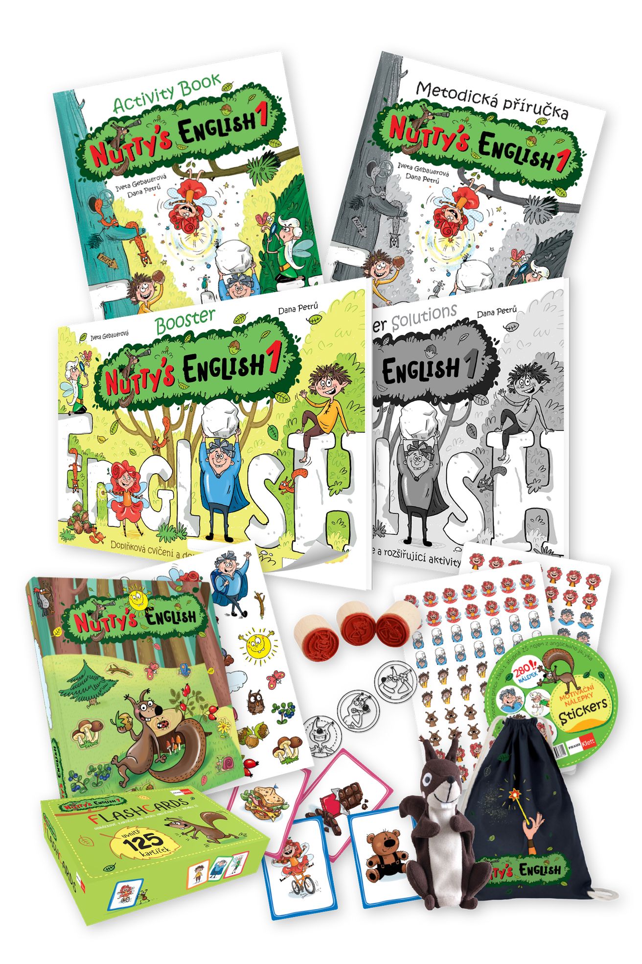 Nutty´s English 1 – prémiový učitelský balíček