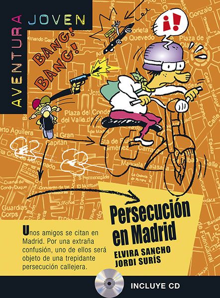 Persecución en Madrid (A1) – Libro + MP3 descargable