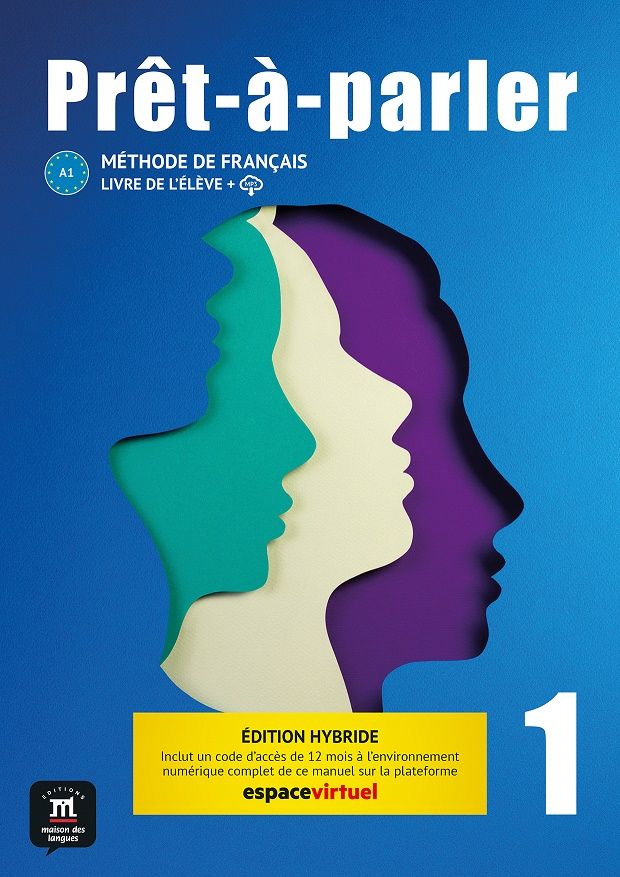 Pret-a-parler 1 (A1) – Édition hybride Livre de l´éleve + Espacevirtuel (12 mois)