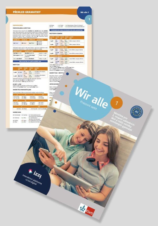 Wir alle 1 (A1) – barevný pracovní sešit + gramatický přehled + žákovská licence (24 měsíců)