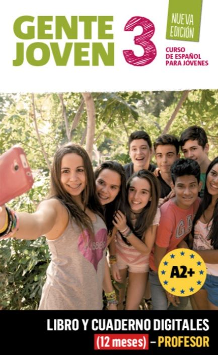 Gente Joven 3 Nueva Ed. (A2+) – Libro/Cuaderno digitales – Profesor (12 meses)