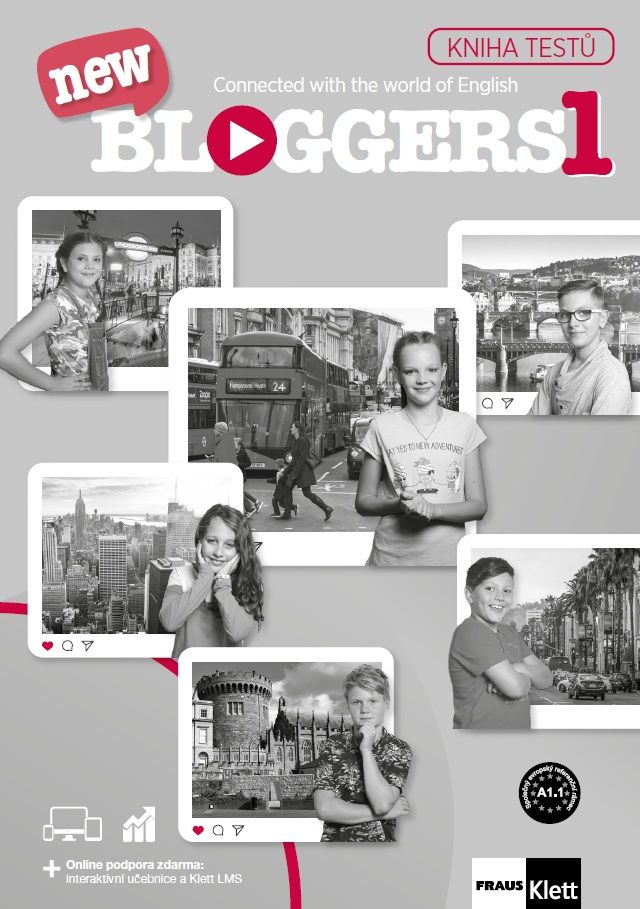 Bloggers new 1 (A1.1) – kniha testů [tištěná + MP3 ke stažení]