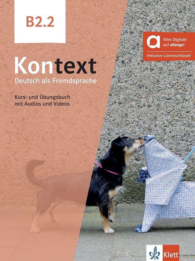 Kontext 2 (B2.2) – Hybride Ausgabe – Kurs./Übungsbuch Teil 2 + MP3/Video allango.net + Lizenz (24 Monate)