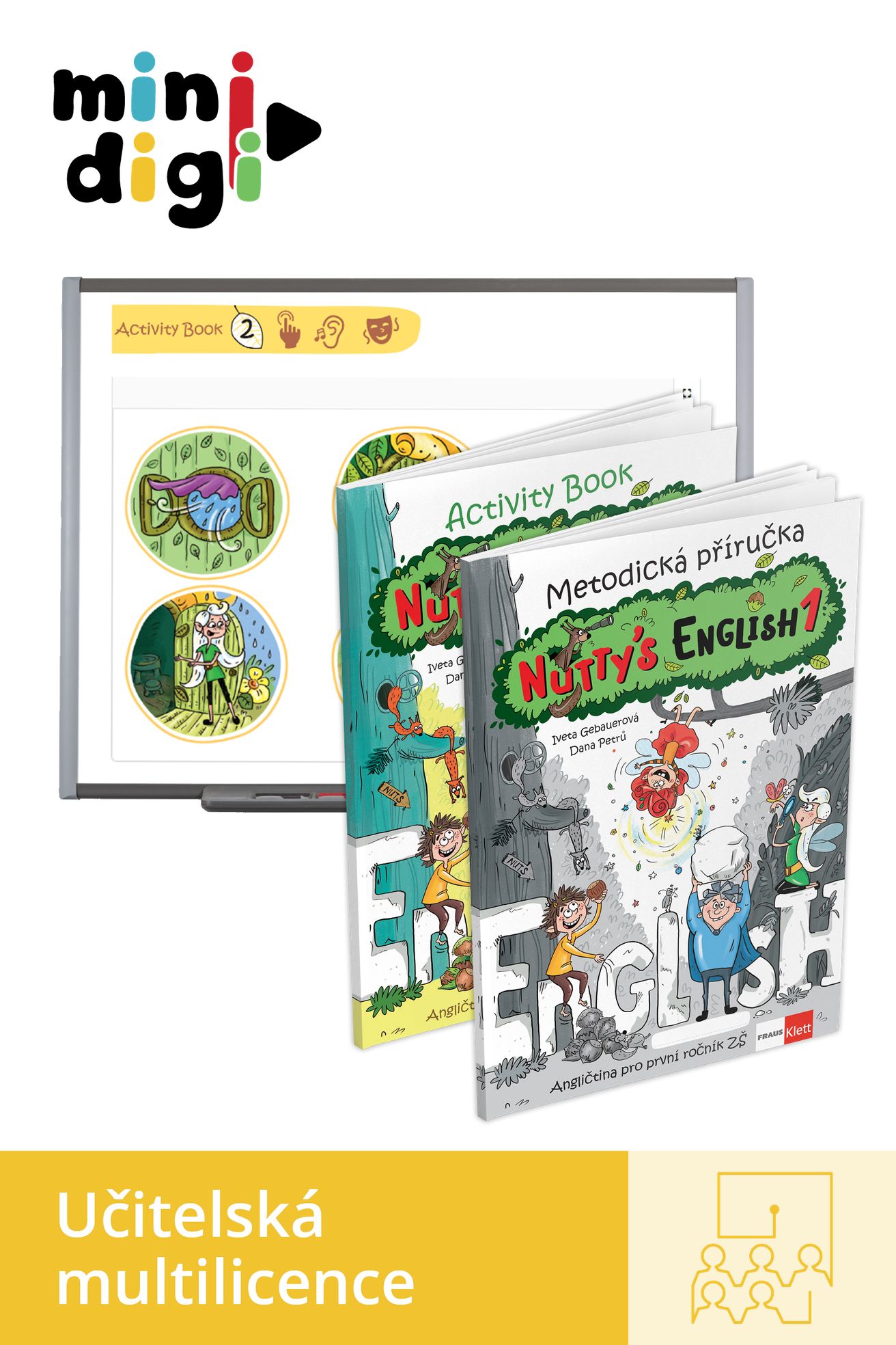 Nutty´s English 1 – učitelská multilicence (platnost 14 měsíců)