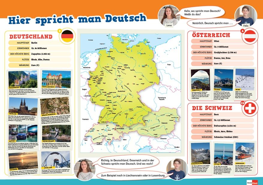 Plakát: Wir alle – Hier spricht man Deutsch