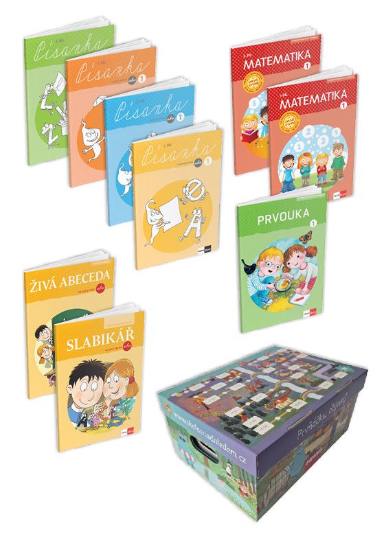 Startovací balíček 1. ročník – Český jazyk A/S metoda + Matematika metoda prof. Hejný + Prvouka