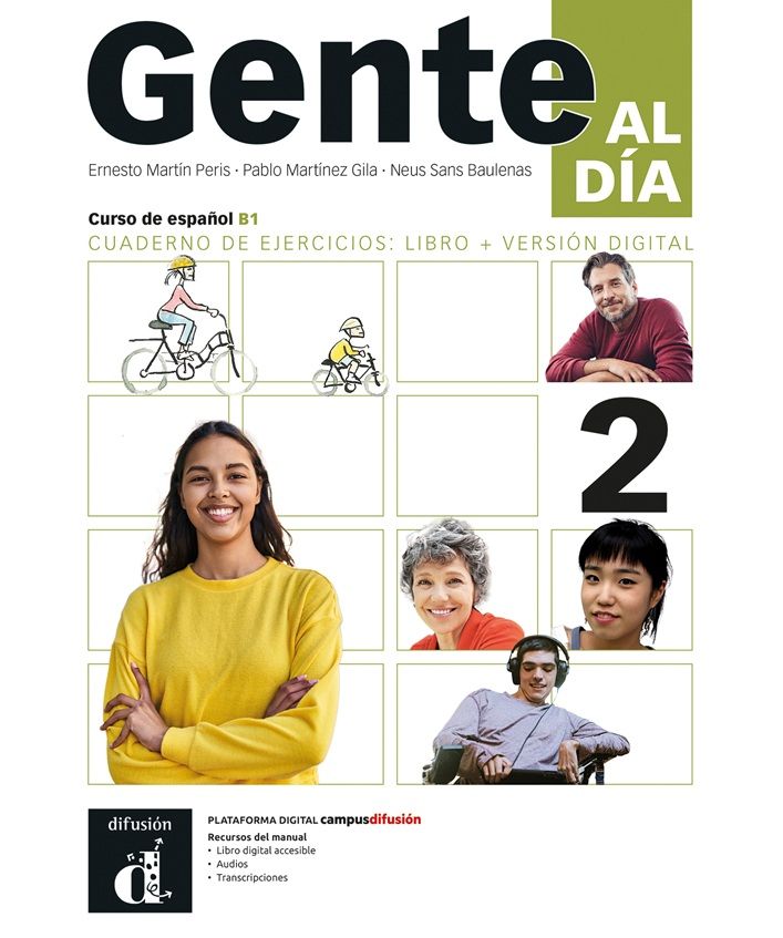 Gente al día 2 (B1) – Cuaderno de ejercicios + Campus (12 meses)