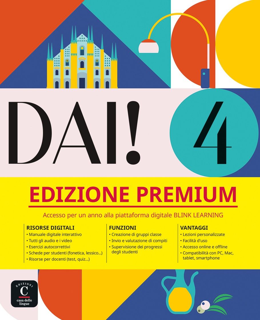 Dai! 4 (B2) – Premium Libro dello studente + Quaderno degli esercizi + MP3/Video Scaricabili