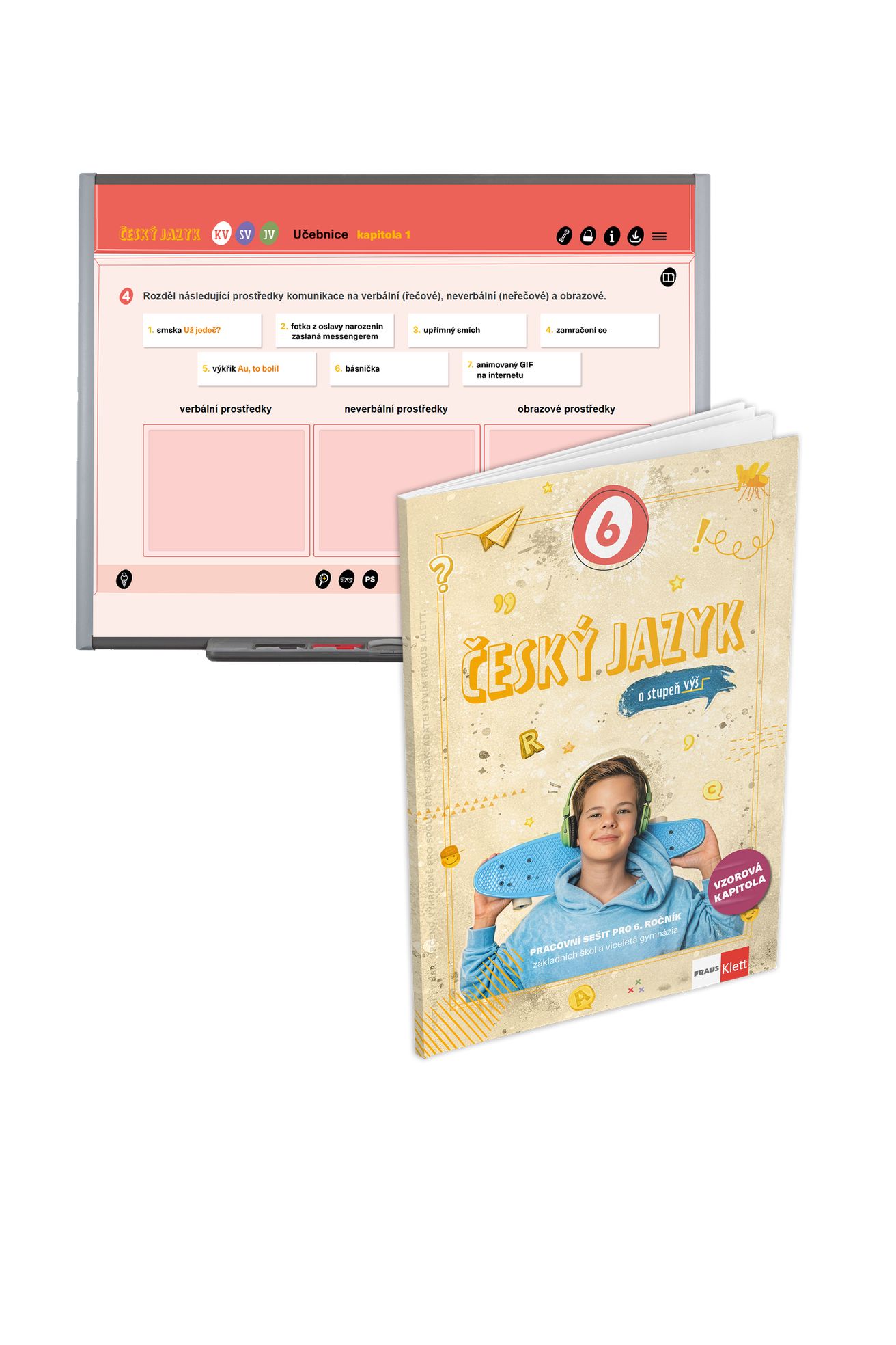 Český jazyk 6 – O stupeň výš – základní učitelská licence včetně elektronické metodické příručky (14 měsíců)