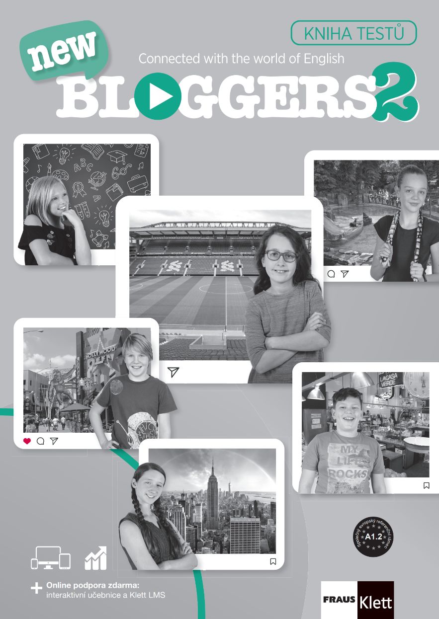 Bloggers new 2 (A1.2) – kniha testů [tištěná + MP3 ke stažení]