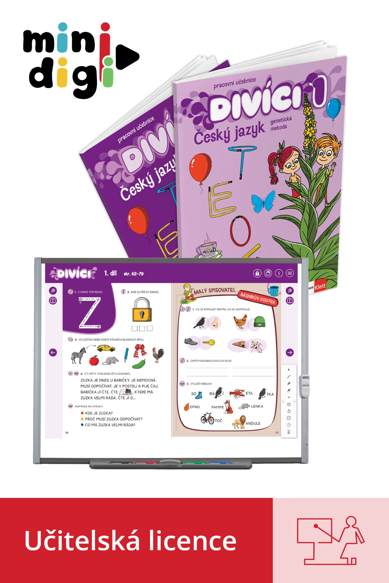 Divíci 1 – Český jazyk GEN – učitelská licence (platnost 14 měsíců)