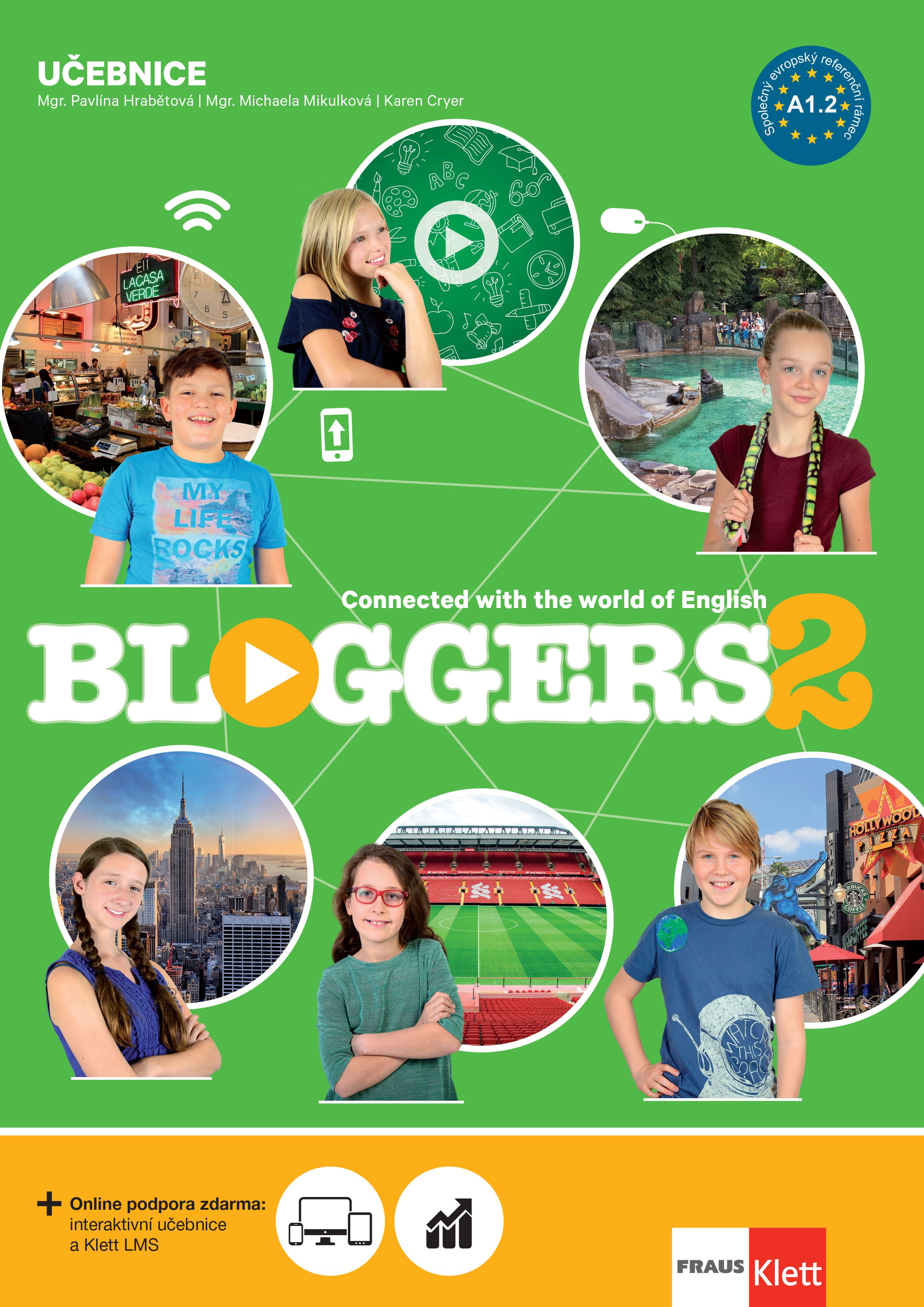 Bloggers 2 (A1.2) – učebnice + MP3 ke stažení