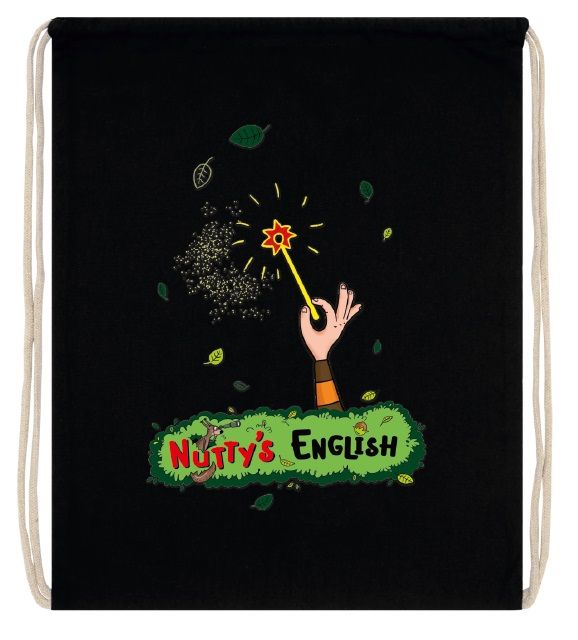 Nutty´s English 1 – plátěný vak Magic bag
