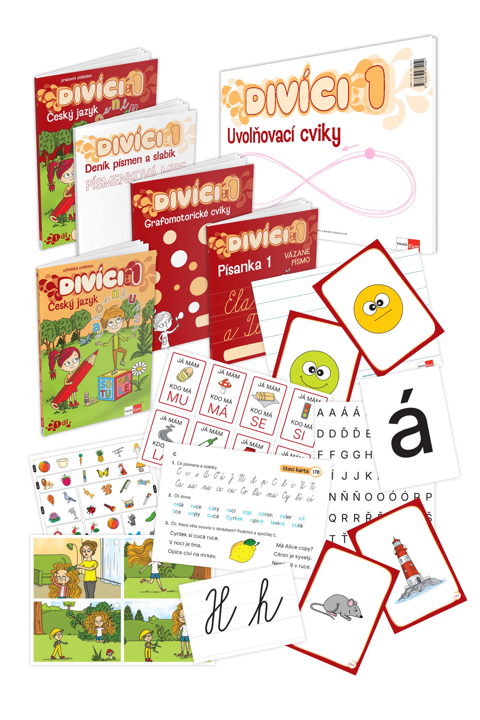 Divíci 1 – rozšířený učitelský balíček – Český jazyk A/S