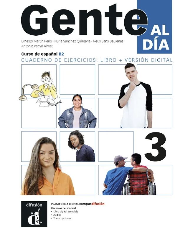 Gente al día 3 (B2) – Cuaderno de ejercicios + Campus (12 meses)