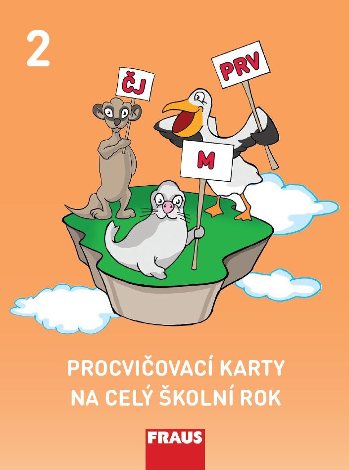 Procvičovací karty na celý školní rok – 2. ročník