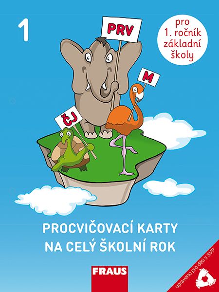 Procvičovací karty na celý školní rok – 1. ročník se SVP k procvičování
