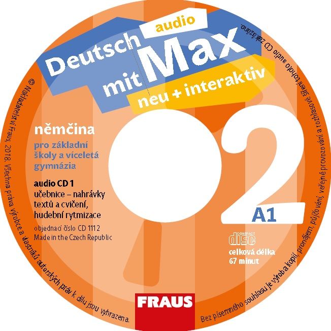 Deutsch mit Max neu + interaktiv 2 (A1.2) – 2CD Audio
