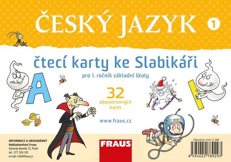 Český jazyk 1 – A/S metoda – čtecí karty ke Slabikáři