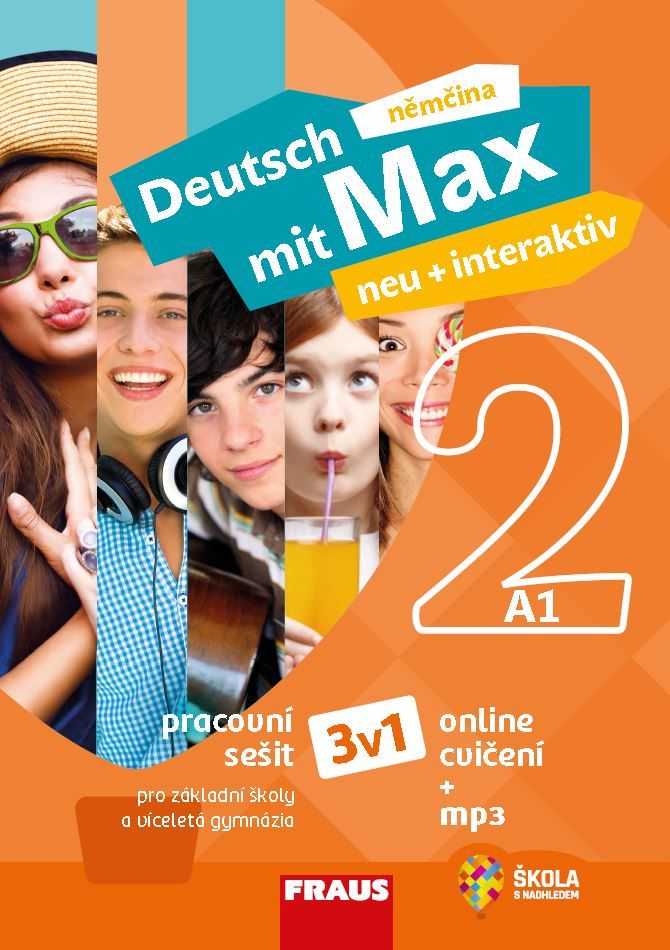 Deutsch mit Max neu + interaktiv 2 (A1.2) – hybridní barevný pracovní sešit