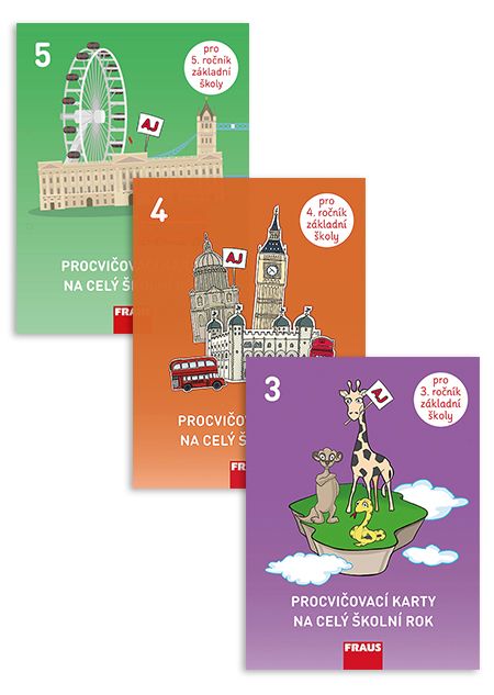 Sada procvičovacích karet AJ pro 3.–5. ročník