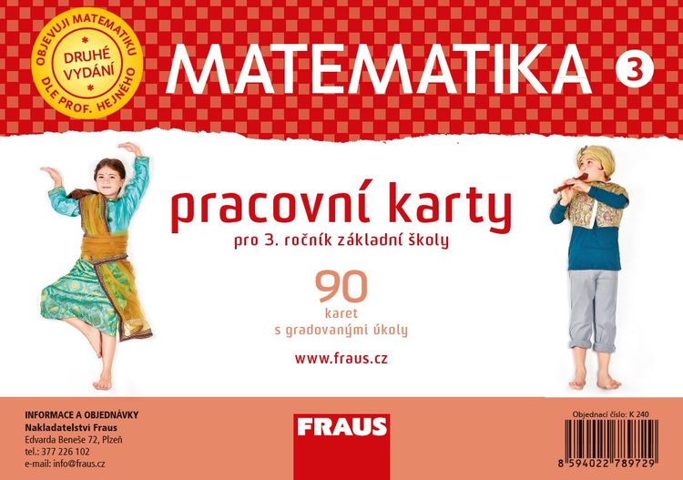 Pracovní karty k Matematice – metoda prof. Hejný – pro 3. ročník