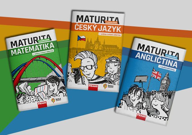 Maturitní balíček s nadhledem – Český jazyk + Angličtina + Matematika – hybridní pracovní učebnice