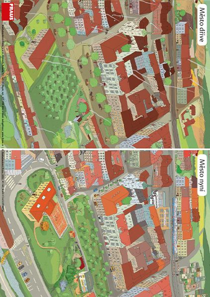 Plakát k Prvouce 2 – nové generaci – město/roční období