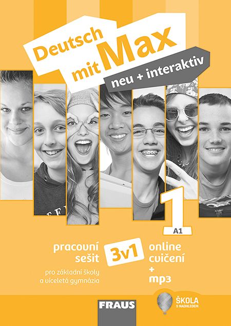 Deutsch mit Max neu + interaktiv 1 (A1.1) – hybridní černobílý pracovní sešit