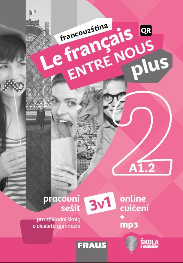 Le français Entre nous plus 2 (A1.2) – hybridní pracovní sešit + MP3 ke stažení